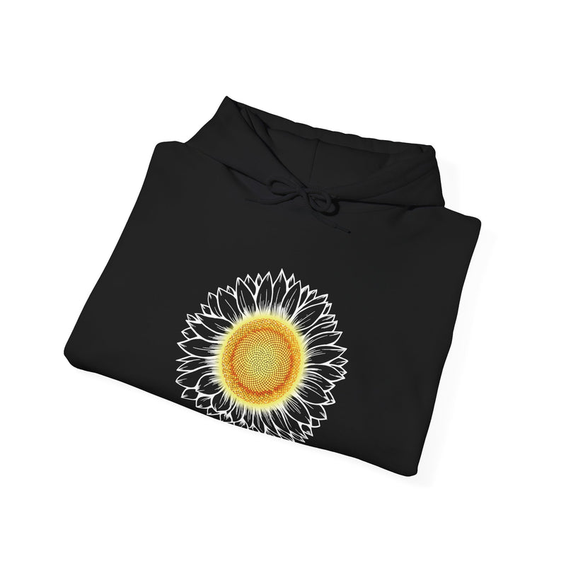 Minimal Sunflower Unisex Hoodie - Comfort & Style for Every Occasion