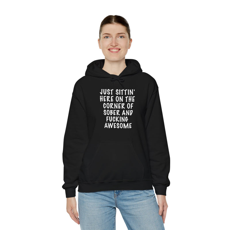 Sober Corner Unisex Hoodie - Comfort & Style for Every Occasion