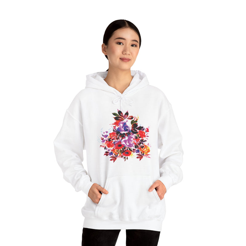 Minimal Floral Unisex Hoodie - Comfort & Style for Every Occasion