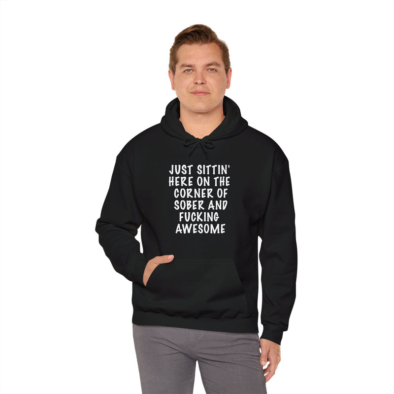 Sober Corner Unisex Hoodie - Comfort & Style for Every Occasion