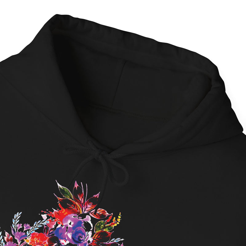 Minimal Floral Unisex Hoodie - Comfort & Style for Every Occasion