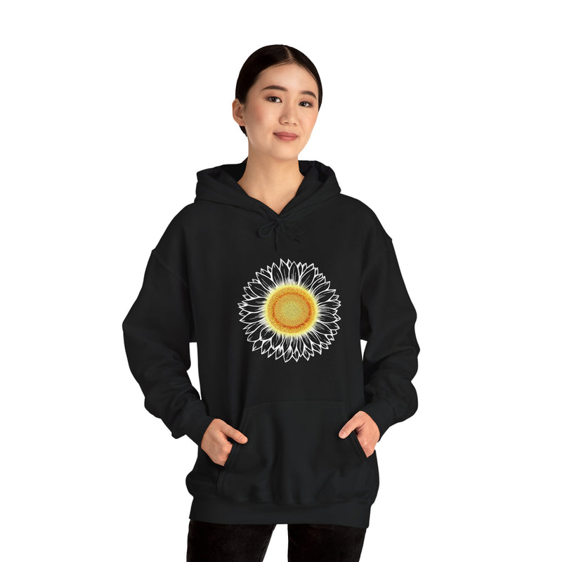 Minimal Sunflower Unisex Hoodie - Comfort & Style for Every Occasion