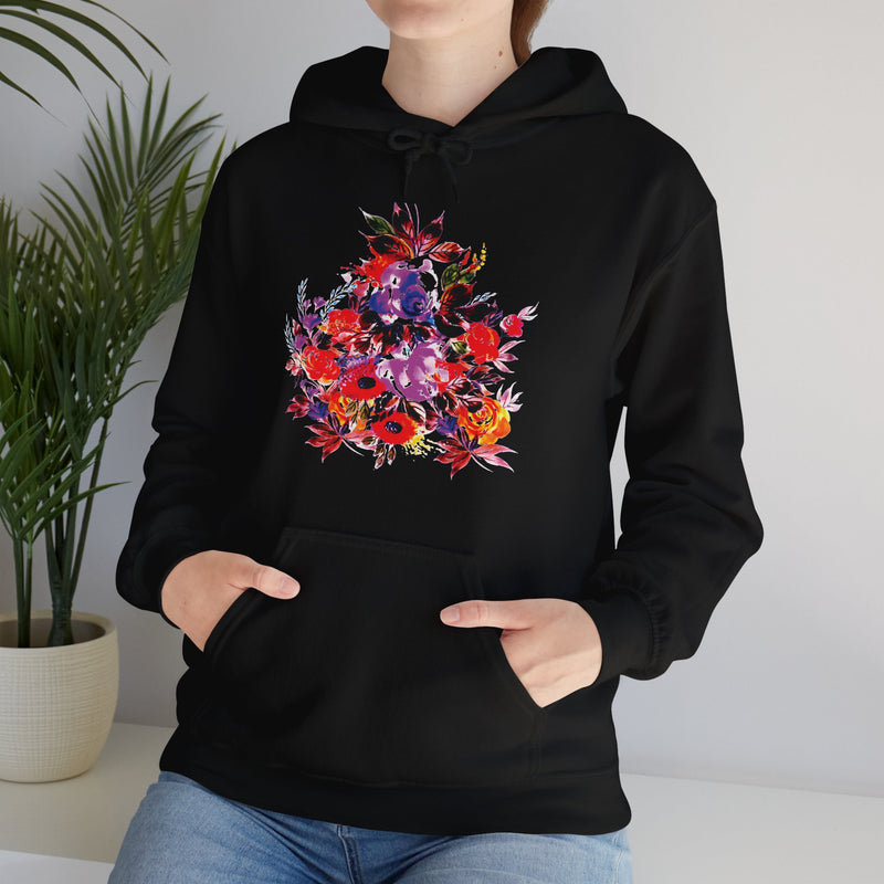 Minimal Floral Unisex Hoodie - Comfort & Style for Every Occasion