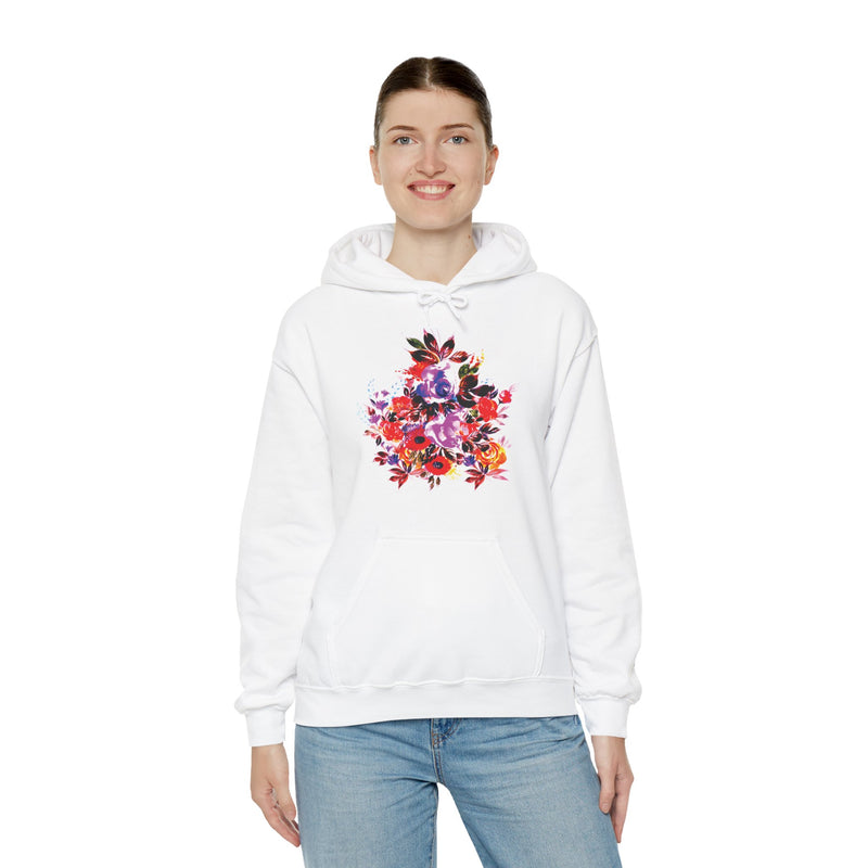 Minimal Floral Unisex Hoodie - Comfort & Style for Every Occasion