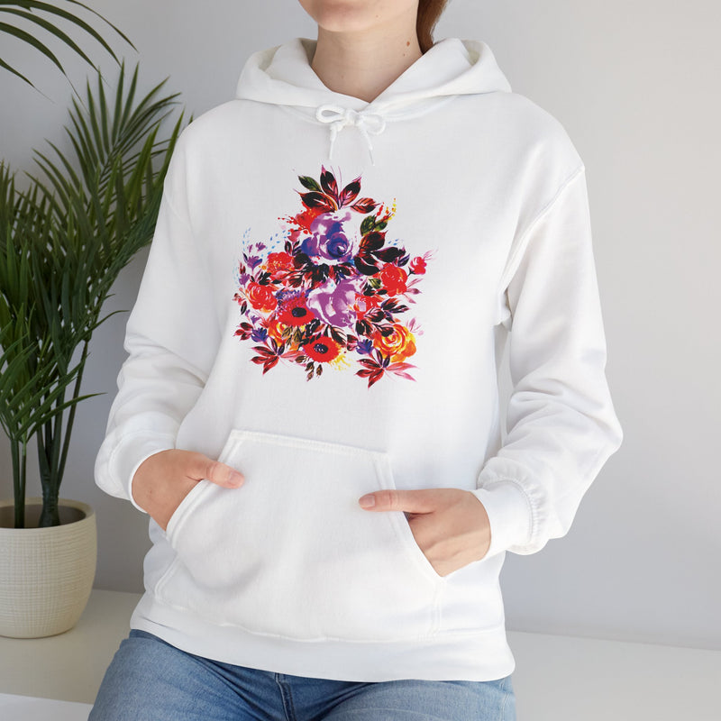 Minimal Floral Unisex Hoodie - Comfort & Style for Every Occasion