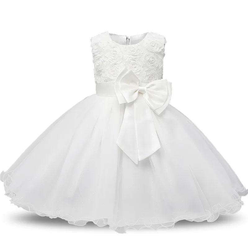 Girls Flower Wedding Gown Dress