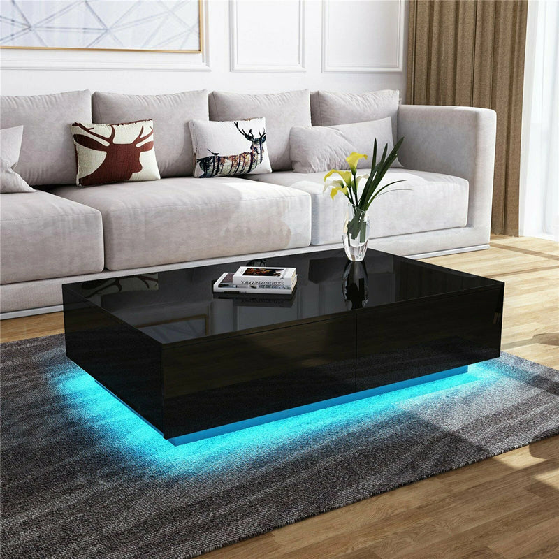 High Gloss RGB LED Coffee Table