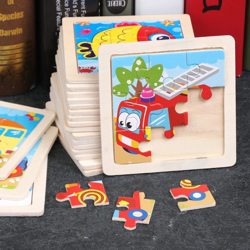 Baby 3D Wooden Animal Puzzle Toy