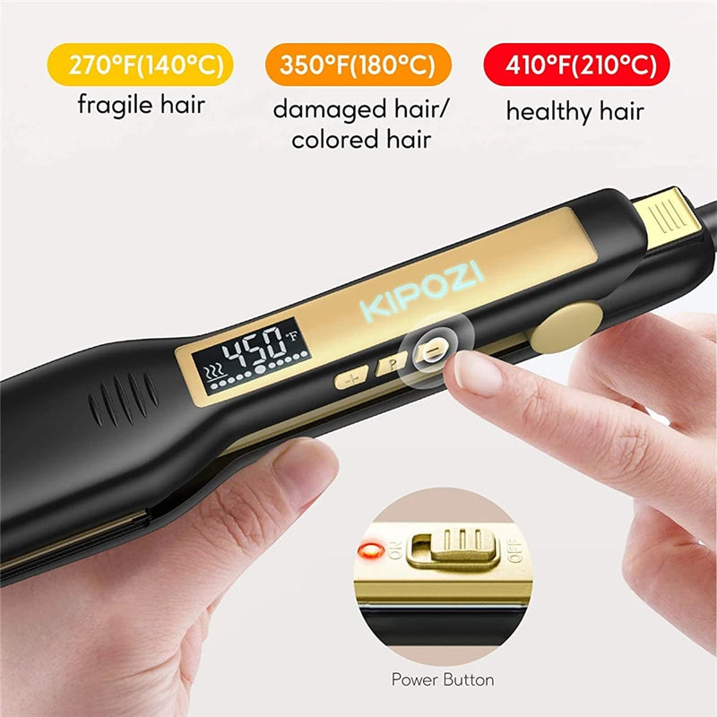 Titanium Flat Iron Hair Straightener