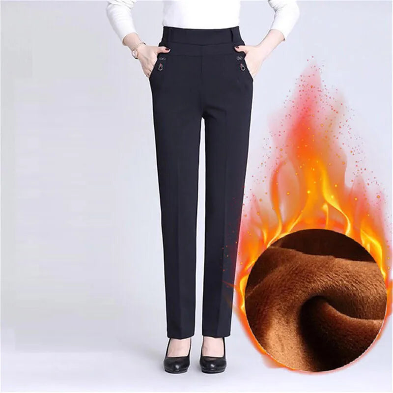 Women's Elastic High Wais Pants