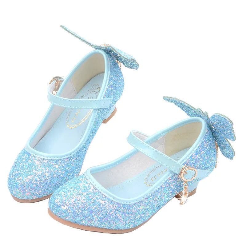 Fringed Butterfly Knot Princess Shoes