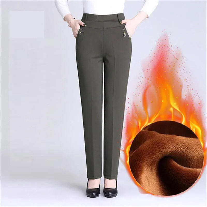 Women's Elastic High Wais Pants