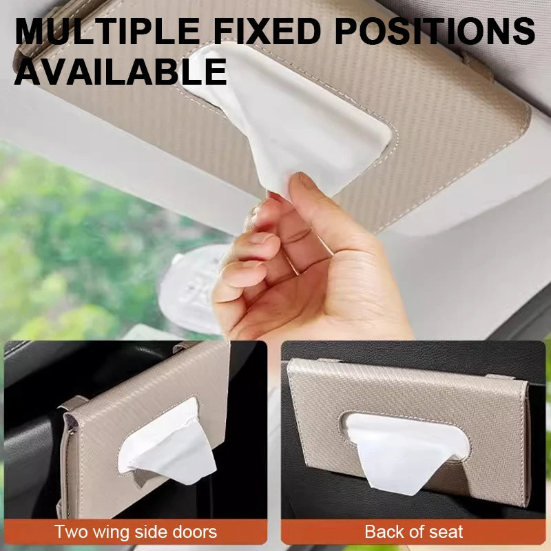 Car Sunshade Plate Tissue Box