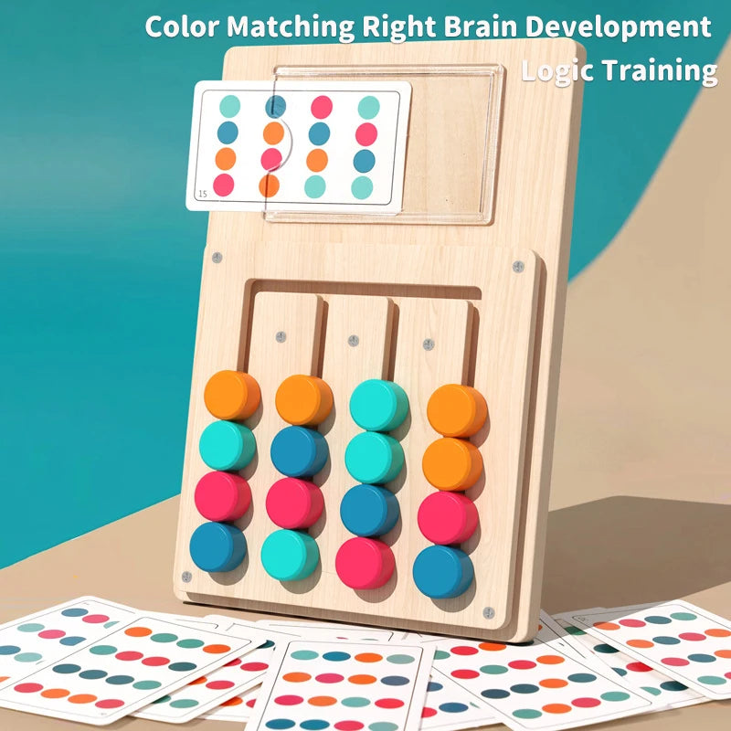 Color Shape Matching Game Board