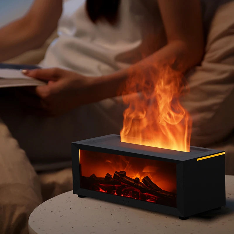 New fireplace flame humidifier