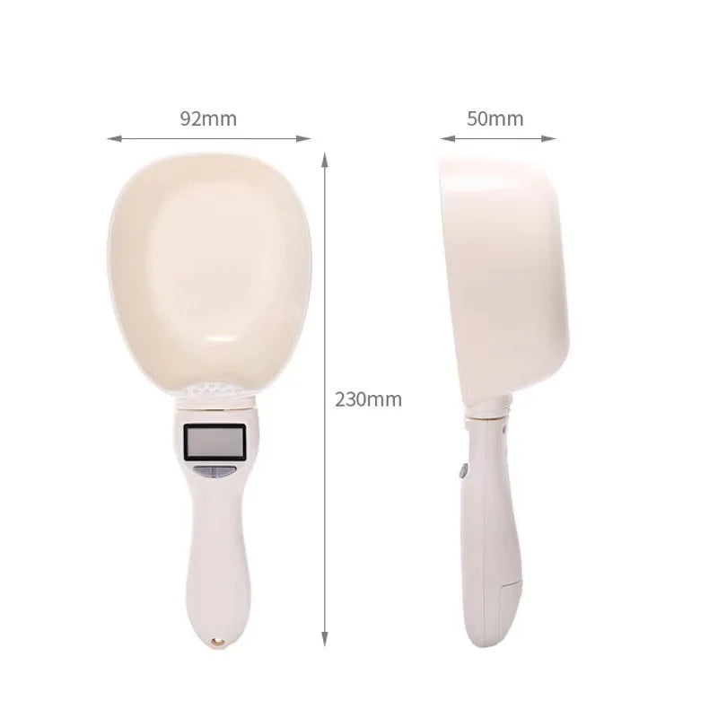 Pet electronic measuring spoon