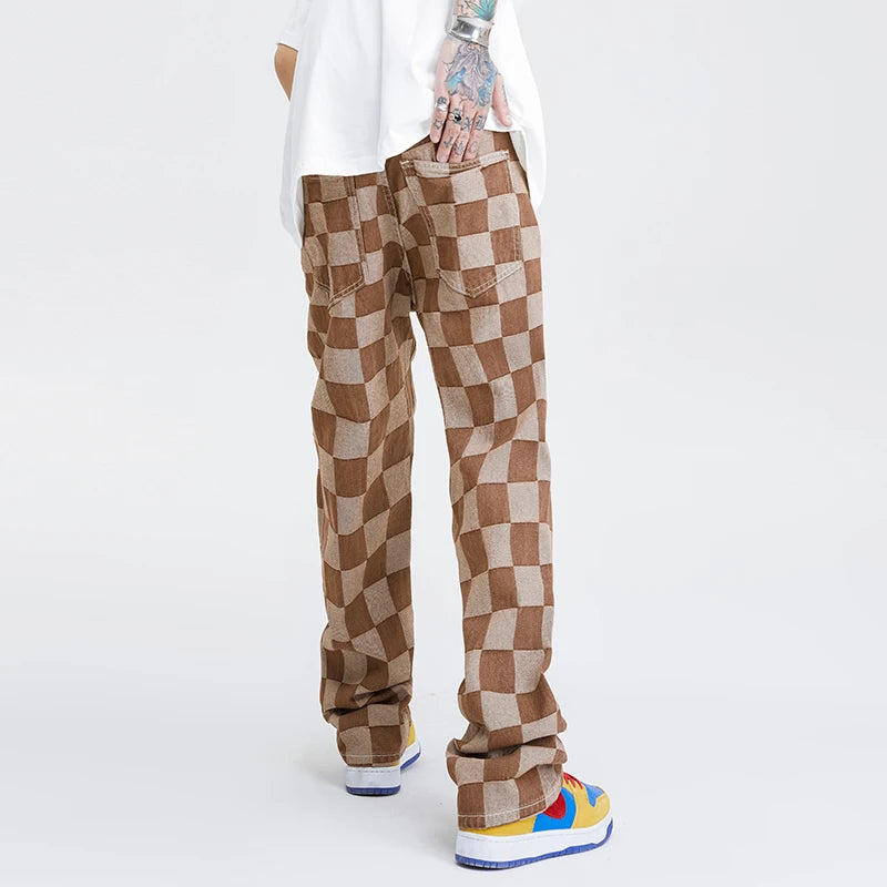 Men's Checkered Trouser