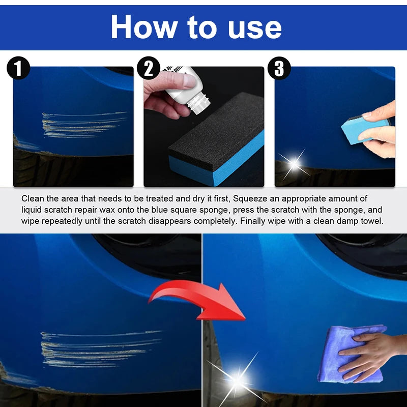 Car Scratch Remover Paint Wax