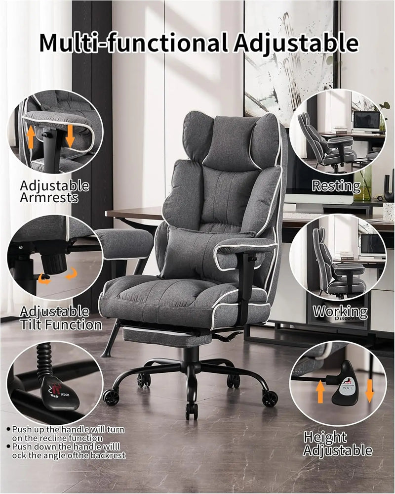 Fabric High Back Executive Office Chair