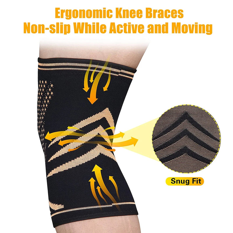 Copper Knee Support Brace