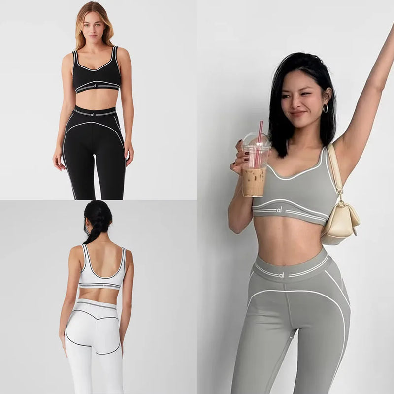 Women High Waist Seamless Yoga Set