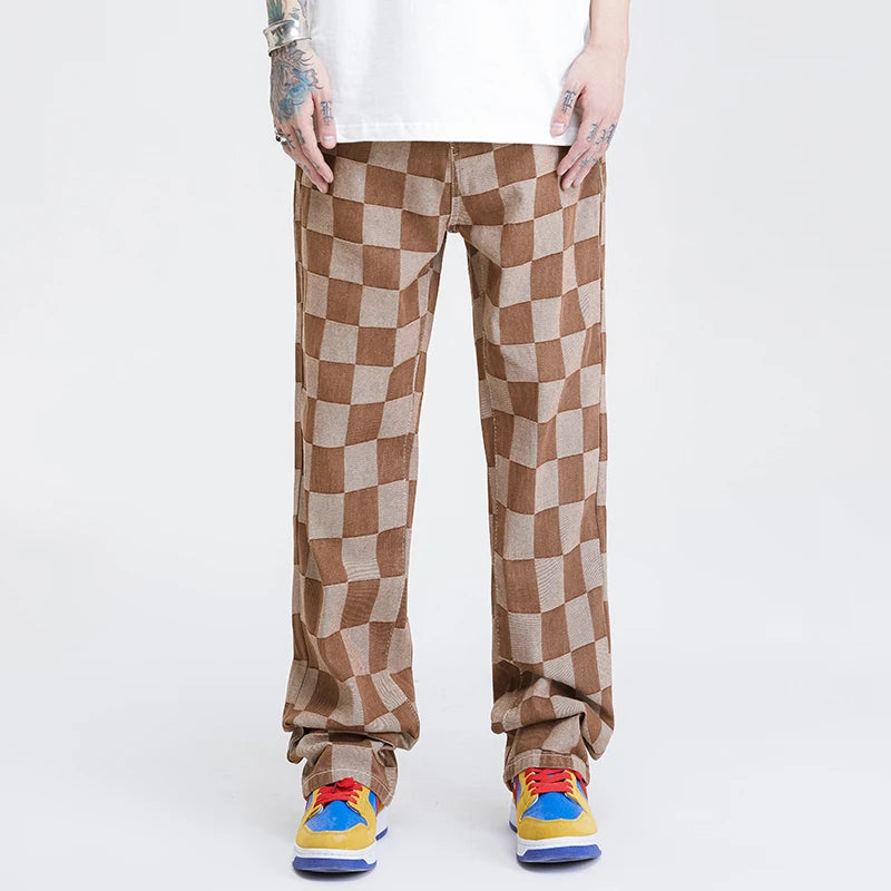 Men's Checkered Trouser