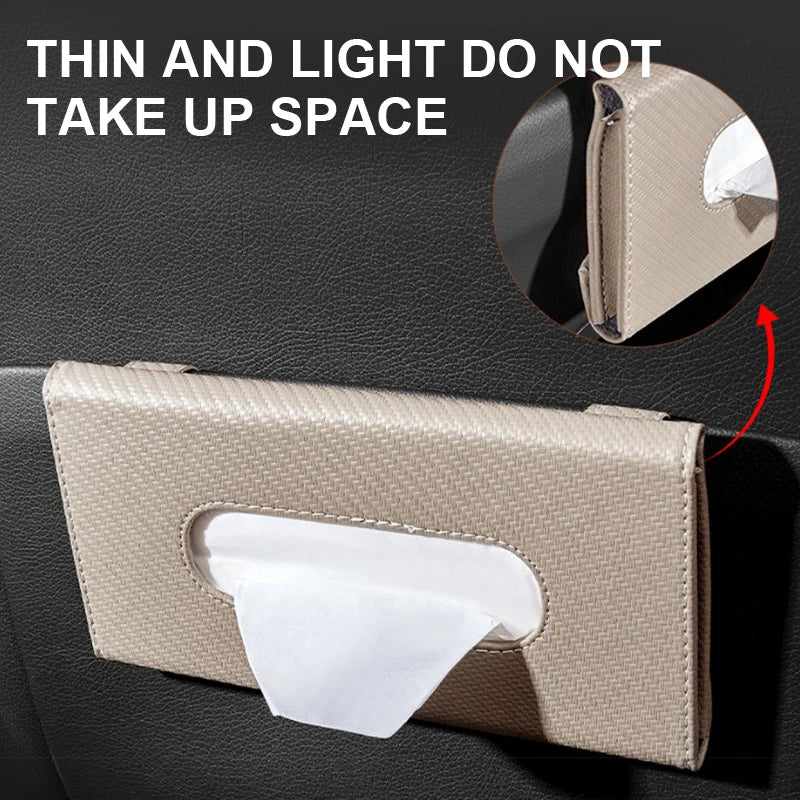 Car Sunshade Plate Tissue Box