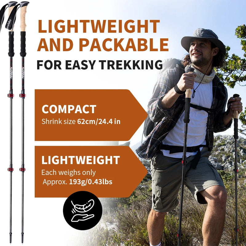 Carbon Fiber Collapsible Telescopic Stick