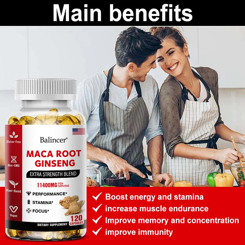 Organic Maca Root Energy Supplement