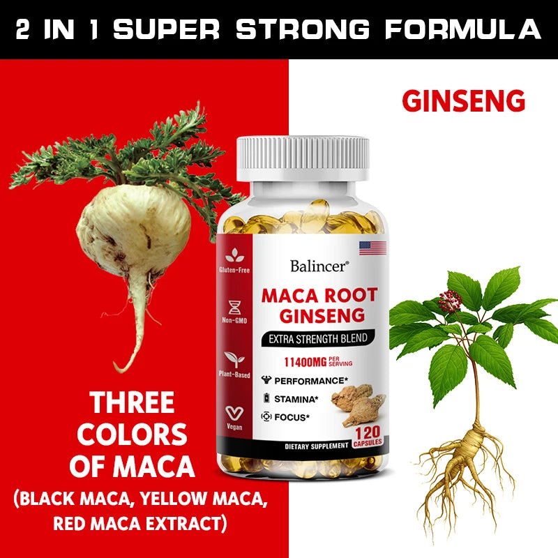 Organic Maca Root Energy Supplement