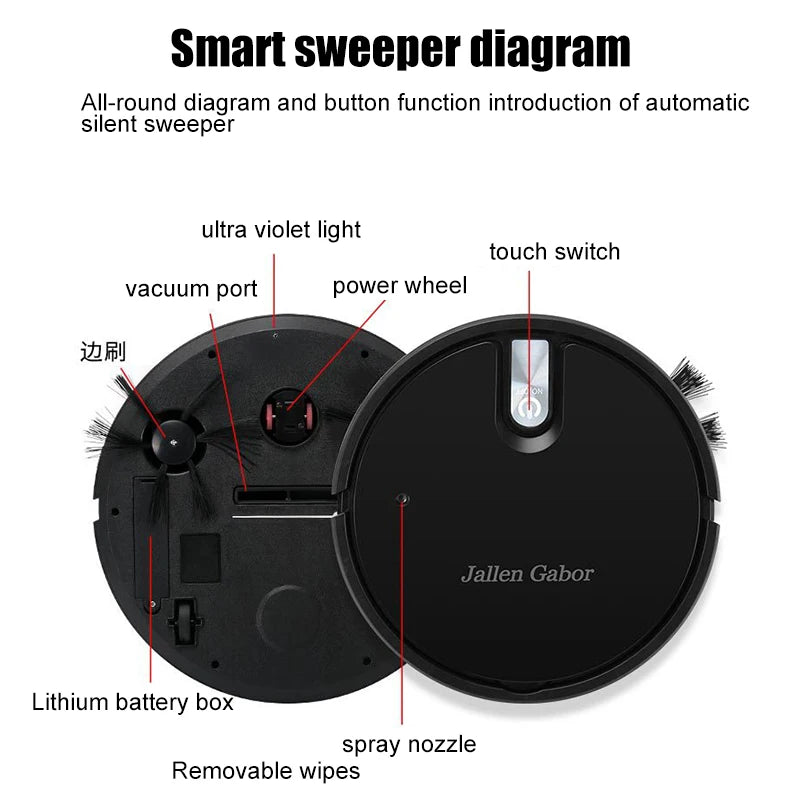 Smart  5-in-1 Wireless Sweeping Robot