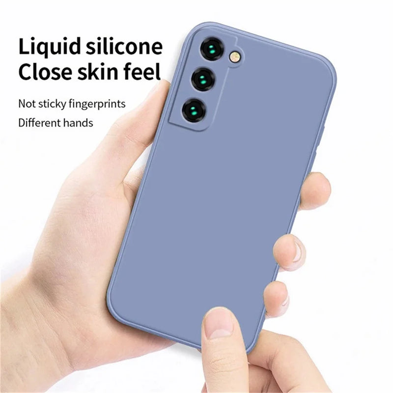 luxury Liquid Silicone phone Case