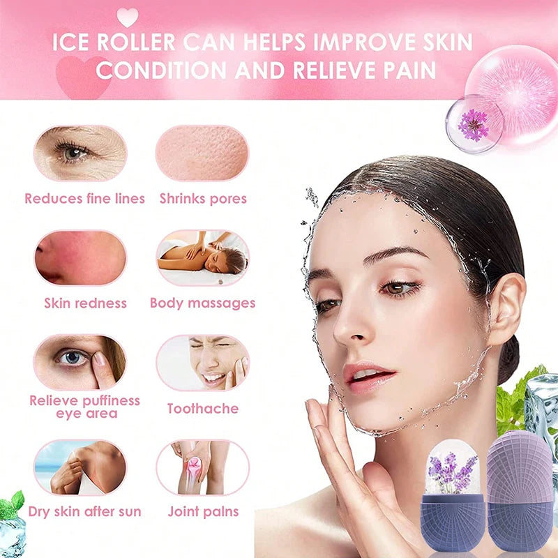 Silicone Facial Ice Roller