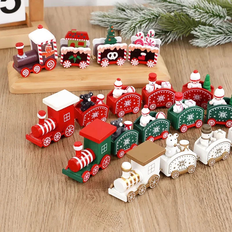 Wooden Train Decor Gift