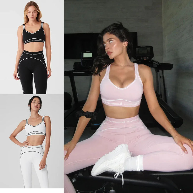 Women High Waist Seamless Yoga Set