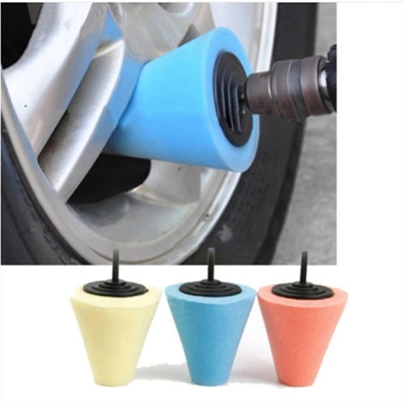 Car Tire Cleaning Sponge Cone