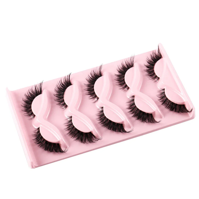 5 Pairs Cat Eye Fake Lashes