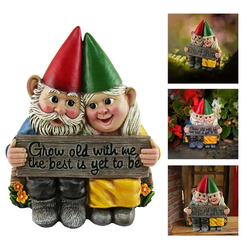 Funny Resin Garden Gnome Statue