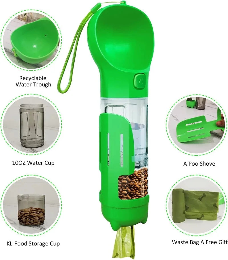 Dog 4-in-1 travel Food Dispenser