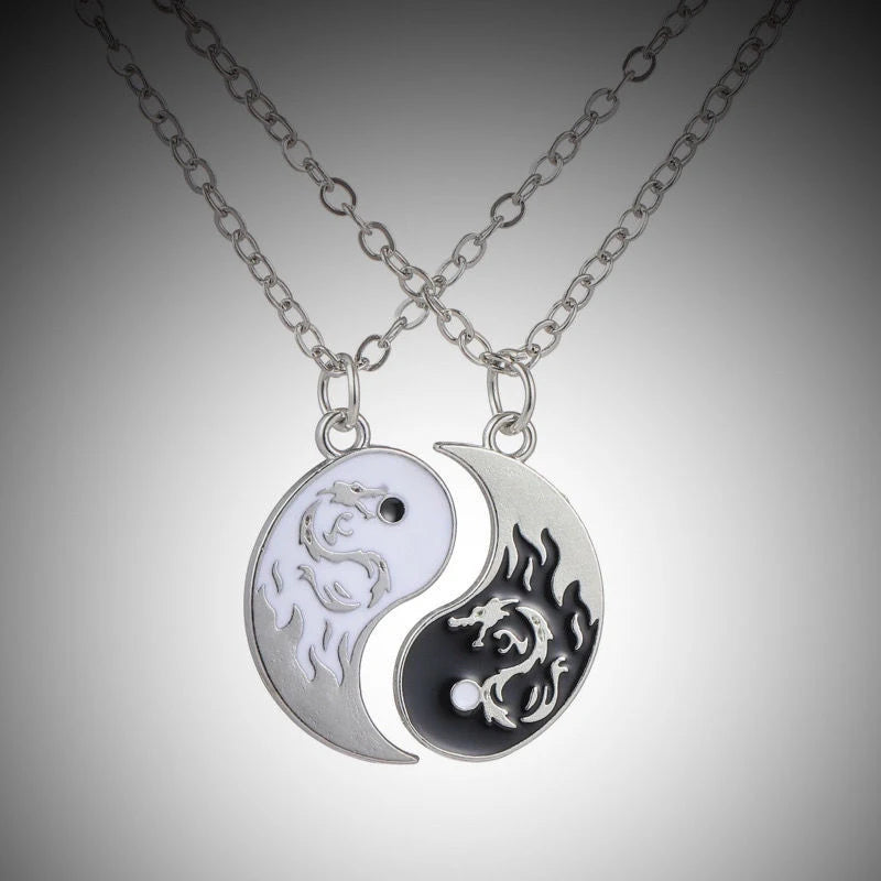 Dragon Figure Yin Yang Bracelet