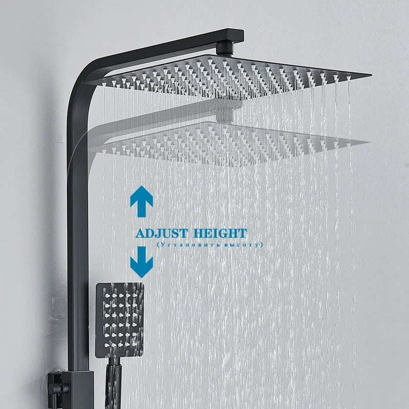 Bathroom Spout Rain Shower Set