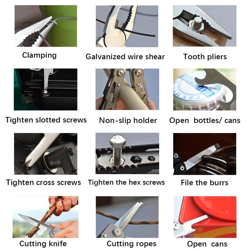 Multi Pliers Knife Screwdriver