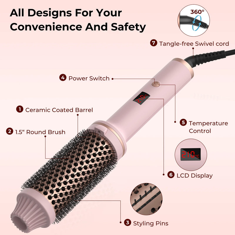 Electric Hair Curling Iron Brush