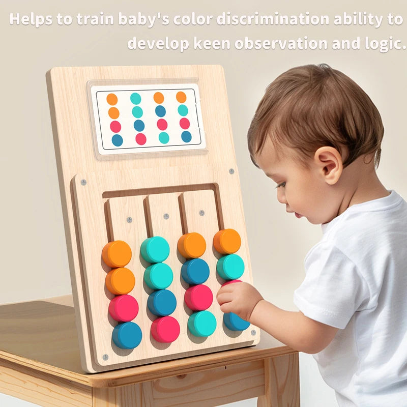 Color Shape Matching Game Board