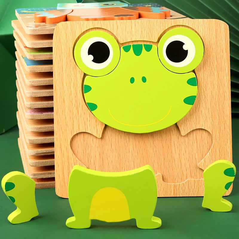 Kids Game 3D Wooden Puzzles