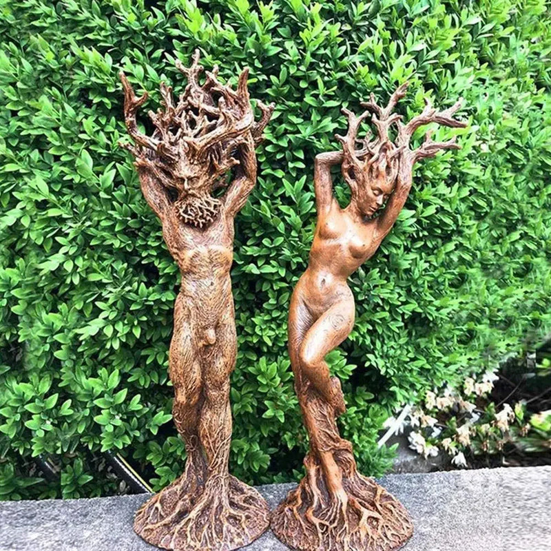 Forest Goddess Statue Resin Ornaments