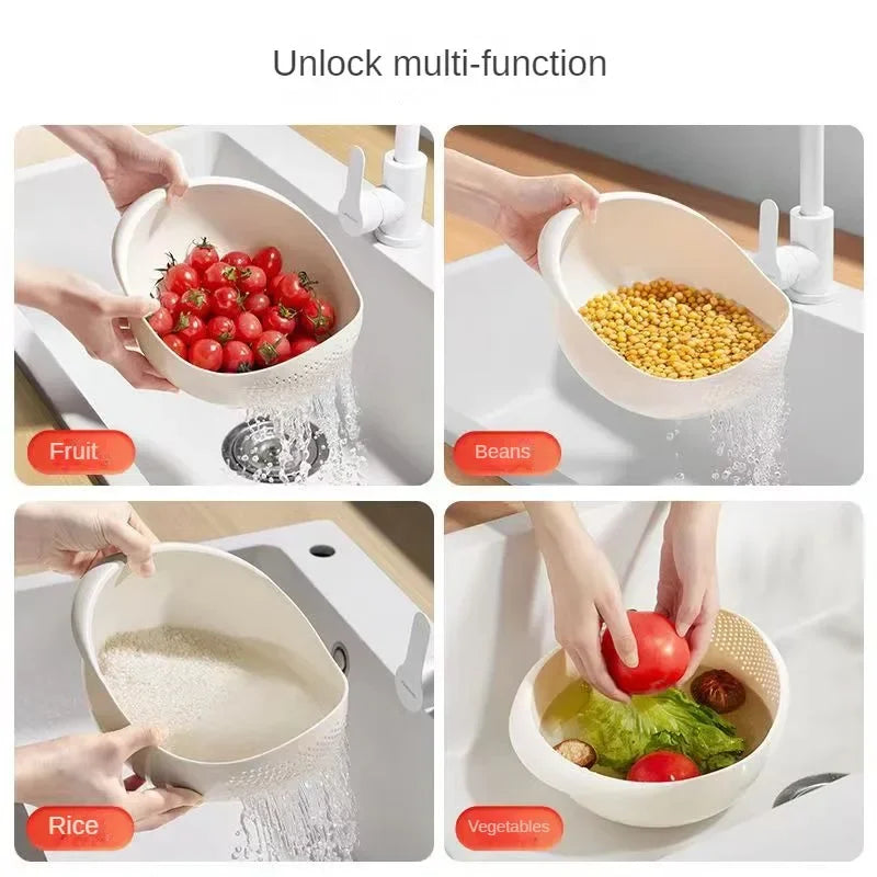 Kitchen Rice Washing Basket