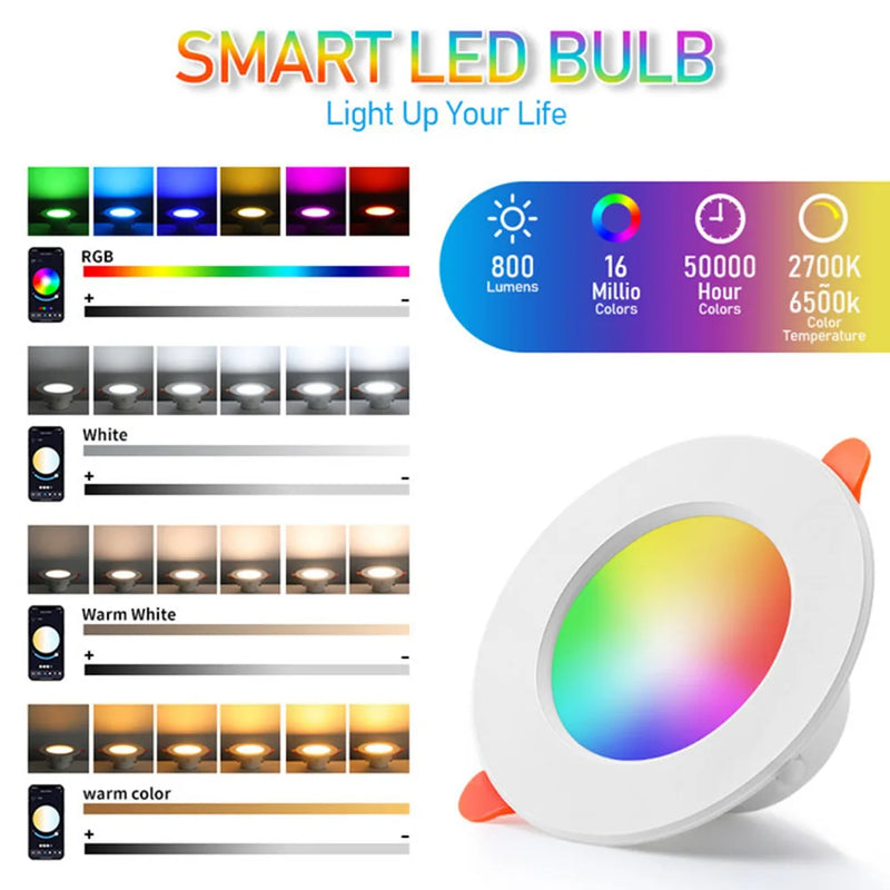 Smart LED RGB Downlight