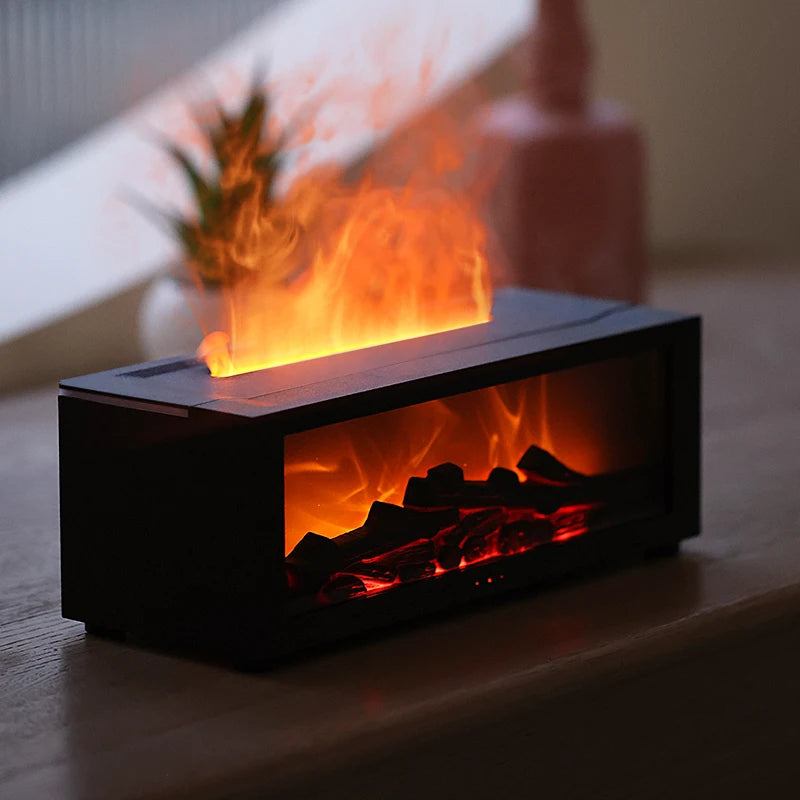 New fireplace flame humidifier