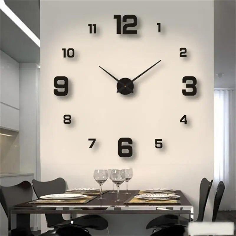 Luminous Digital Clock Wall Sticker